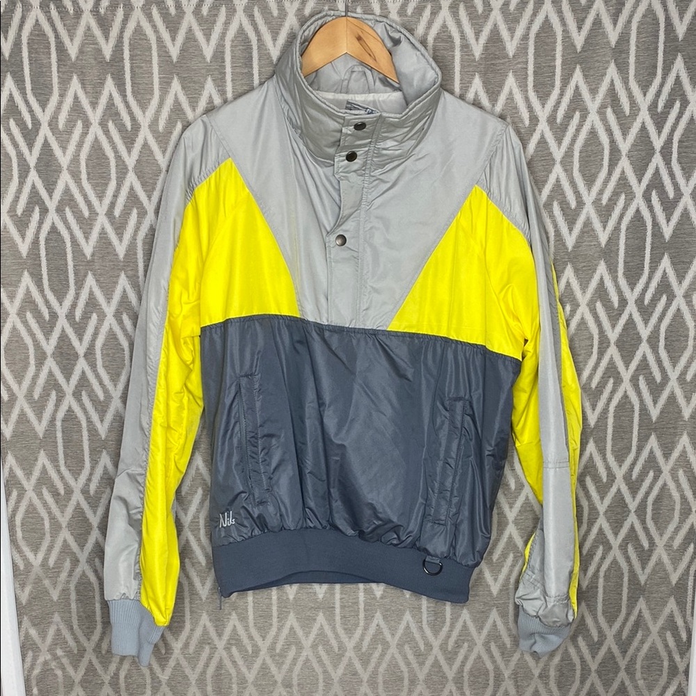 Nils Gray & Yellow Vintage Lightweight Jacket Size: XL